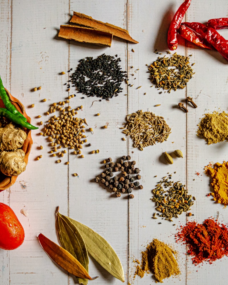 Indonesian spices and ingredients